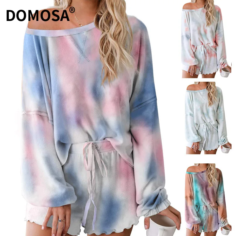 домашний костюм пижамы женские пижама женская Женский пижамный комплект из двух