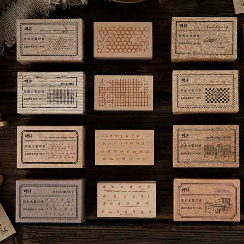 Новое поступление деревянный штамп в стиле ретро для скрапбукинга фотоальбома