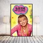 Y2k lizzie mcguire, эстетический домашний декор Скандинавская Картина на холсте, Настенный декор художественные плакаты и принты для спальни, спальни