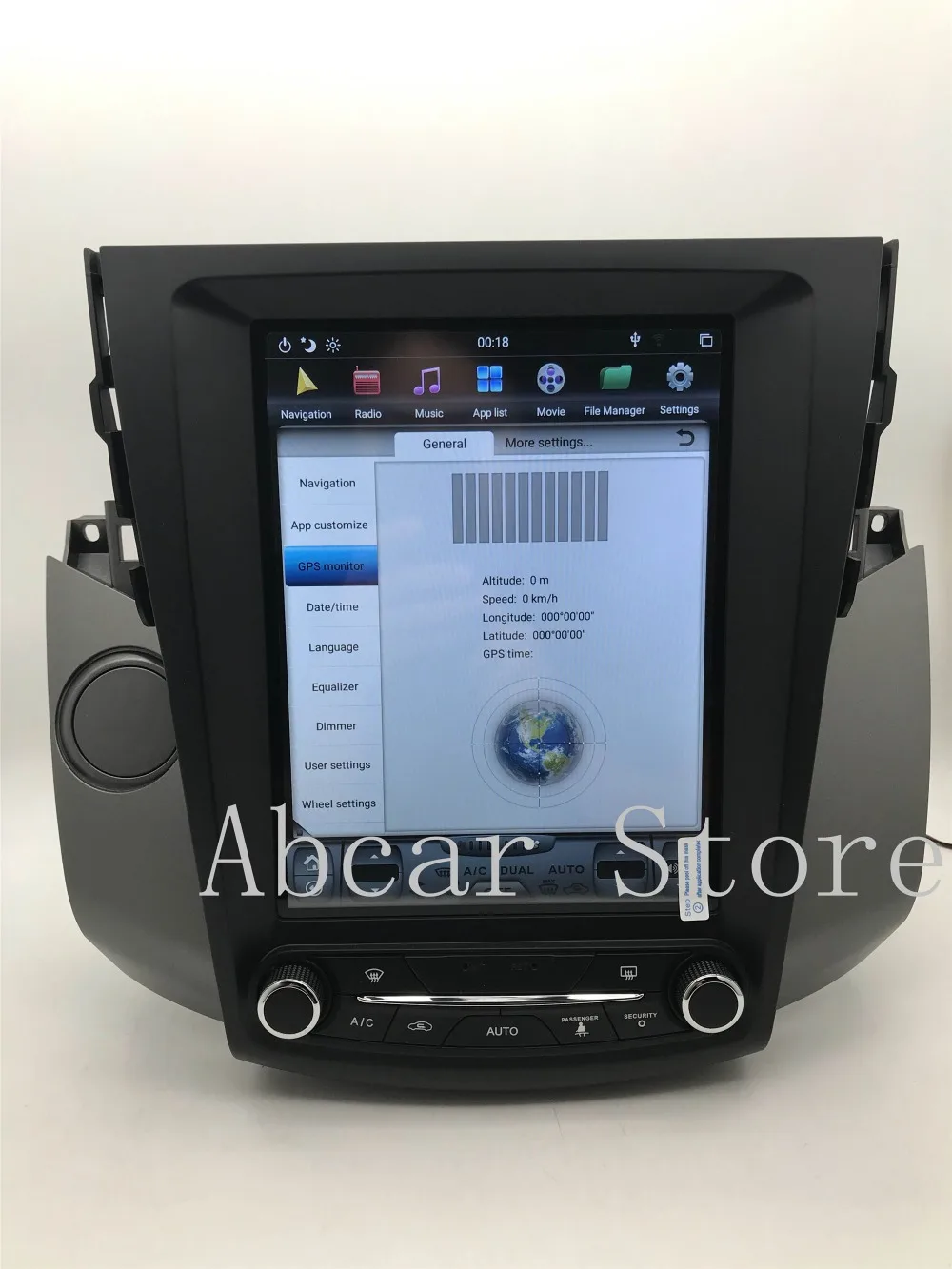 10,4 ''Tesla стиль Android 8,1 автомобильный dvd-плеер gps навигация для Toyota RAV4 RAV 4 2006-2012 PX6 CARPLAY стерео Мультимедиа Радио
