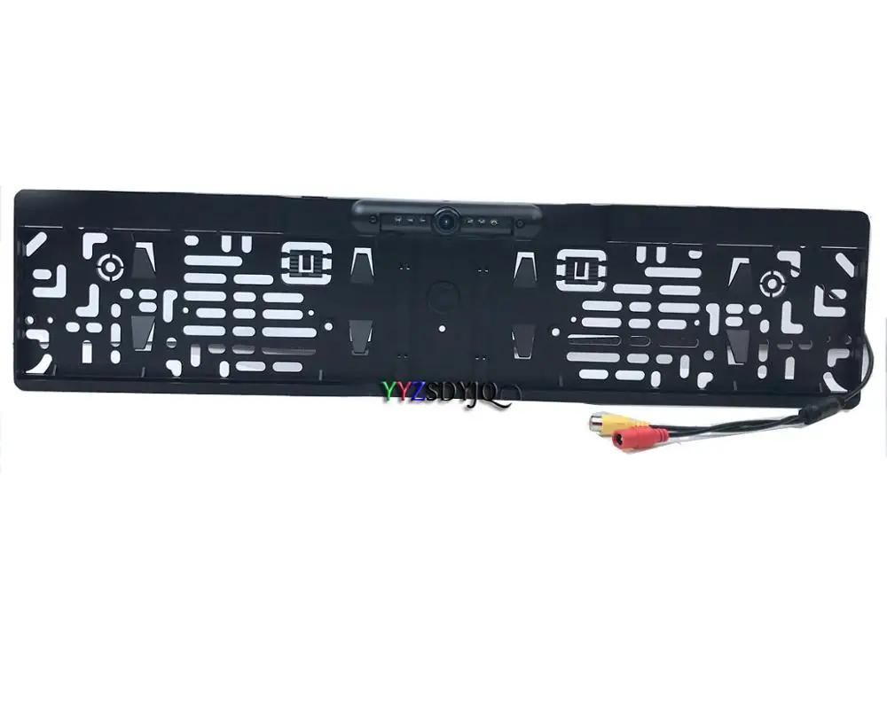 New Arrival Wirless Euro Car License Plate Frame Holder Rear View Camera 6 IR LED IP68 Night Vision | Vehicle