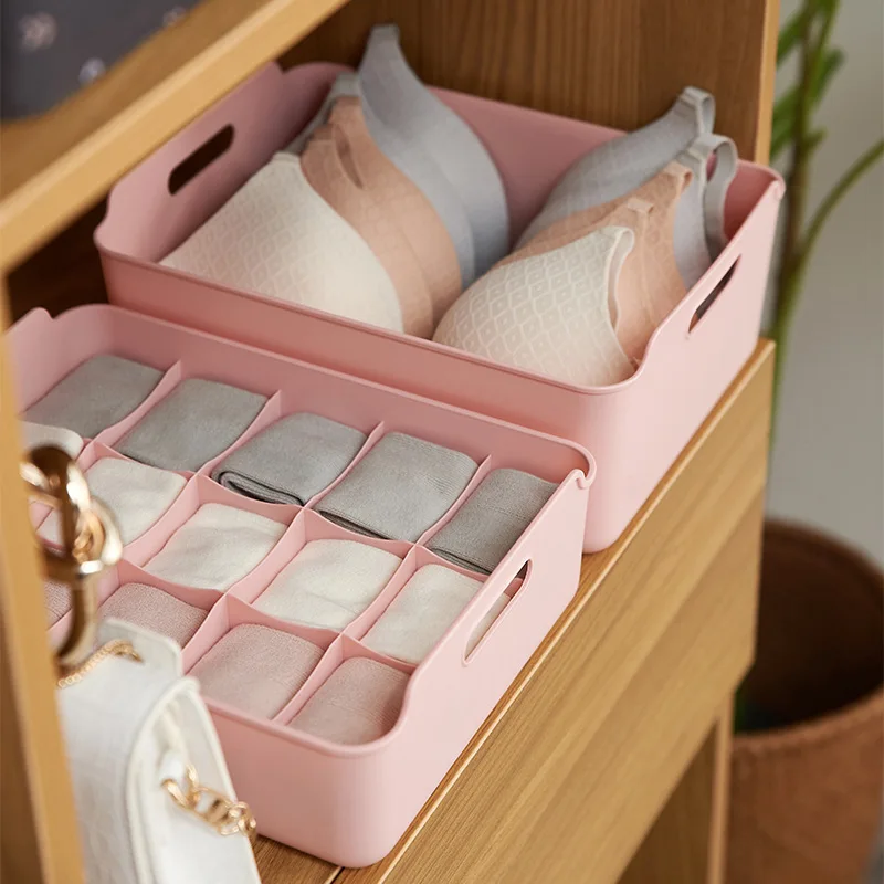 3 предмета многофункциональная коробка для хранения нижнего белья с крышкой
