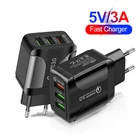 Зарядное устройство с 3 USB-портами и поддержкой быстрой зарядки