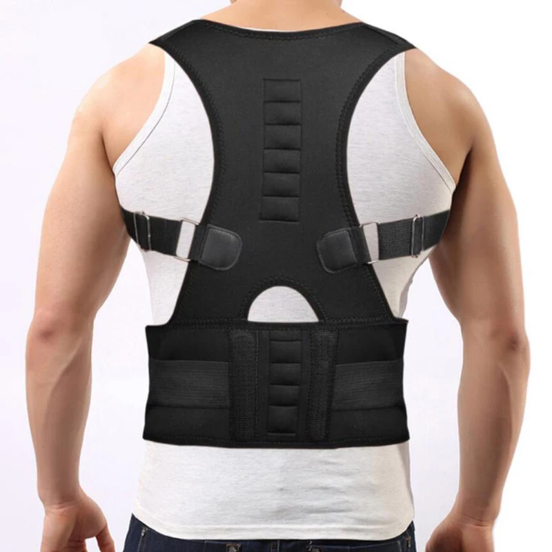 

Magnetic Posture Corrector Magnetic Therapy Brace Shoulder Back Support Belt Men Women Braces & Supports Belt Shoulder Posture
