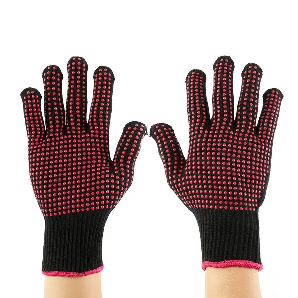 

BBQ Gloves Heat Resistance Oven Mitts 300 Degree Fireproof Anti-scald Barbecue Baking Cooking Microwave Oven Gloves