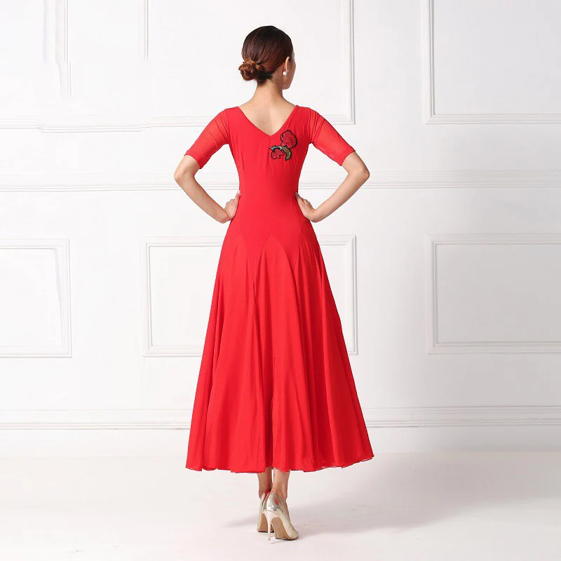 High Quality New Ballroom Dance Competition Dress Standard Dresses Modern Costume Women Waltz | Тематическая одежда и
