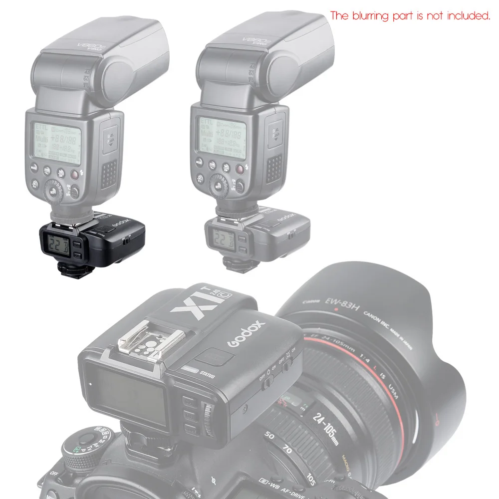 Беспроводной ресивер Godox X1R X1R-C TTL 2 4G для камер серии Canon 1000D 600D 700D 650D 100D 550D 500D 450D 400D