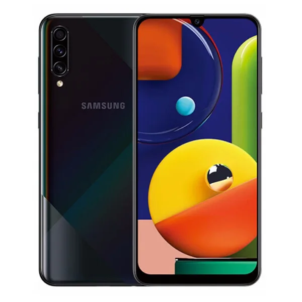 Prism Crush Black Мобильный телефон samsung Galaxy A50s A507FN/DS с двумя sim-картами, 6 ГБ ОЗУ, 128 Гб ПЗУ, четыре ядра, 6,4 дюймов, 2340x1080 p, 4000 мАч, NFC, Android - Цвет: Prism Crush Black