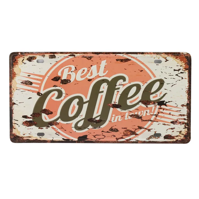 Металлическая Жестяная Табличка для украшения паба бара гаража кофе/маршрут 66 |
