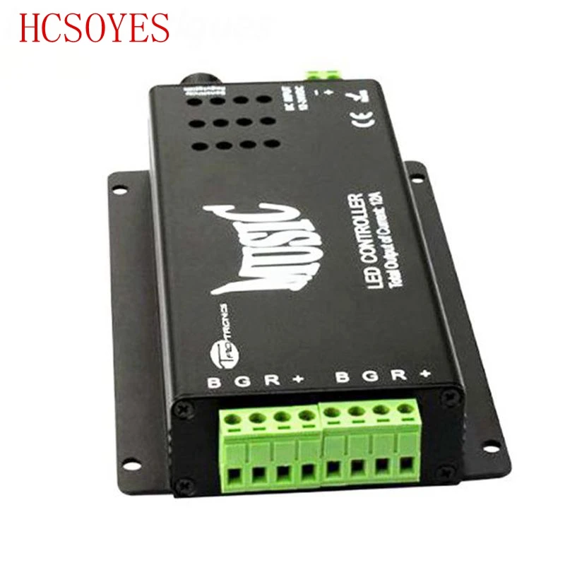 DC12 24V 24 клавиши музыкальный контроллер 3 канала ИК пульт RGB чувствительный к звуку