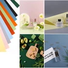 Двусторонний водонепроницаемый фон для фотосъемки, однотонный, 7 см, из ПВХ, 57 х8 см