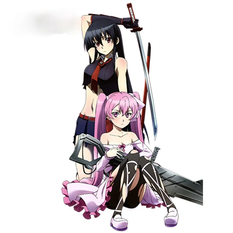 

Sexy Car Sticker Akame Ga Kill! Akame & Mein Anime JDM Vinyl Decal Car Sticker KK13*8cm