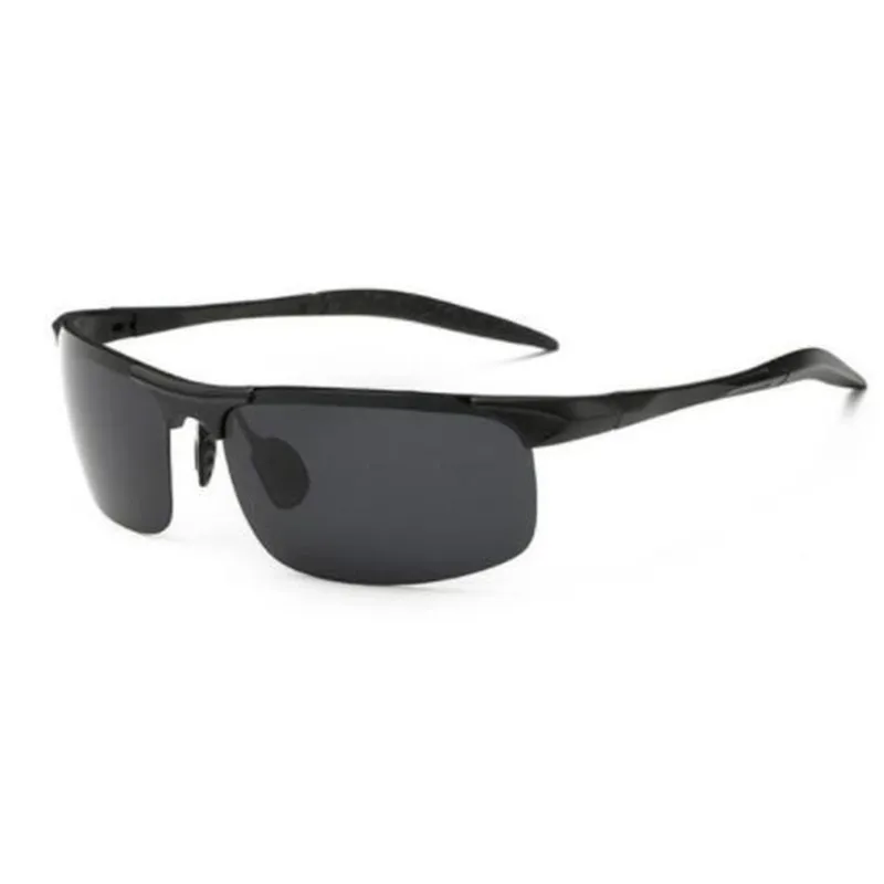 Мужские поляризованные солнцезащитные очки в алюминиево магниевой оправе для