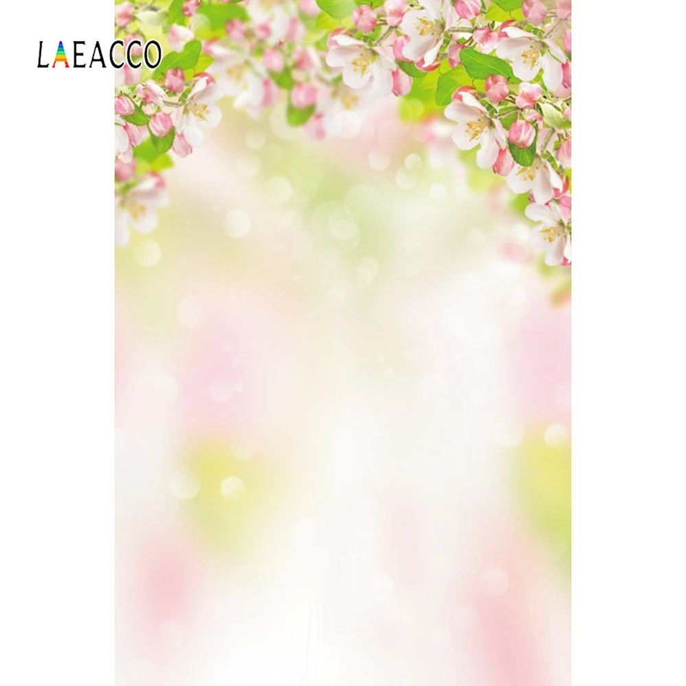Весенний фон для детской фотосъемки с изображением розовых цветов | Электроника