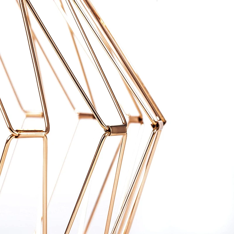 

DIY Lamp Shades,Retro Metal Wire Basket Ceiling Light Shade,Ceiling Light Shade for Pendant/Table Lamp/Floor Lamp