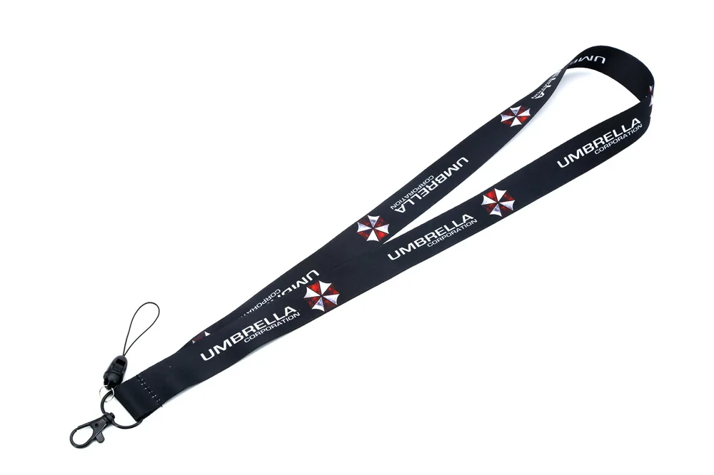 Key chain Jewelry Double Sides UMBRELLA CORPORATION Lanyard for Keychains ID Tag Badge Anti Loss Strap | Украшения и аксессуары