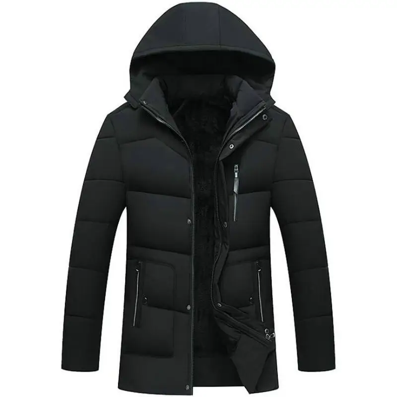 

Men Jacket Coats Thicken Warm Windbreaker Nice Winter Jackets Casual Men Parka Hooded Outwear Cotton-padded Chaqueta Hombre