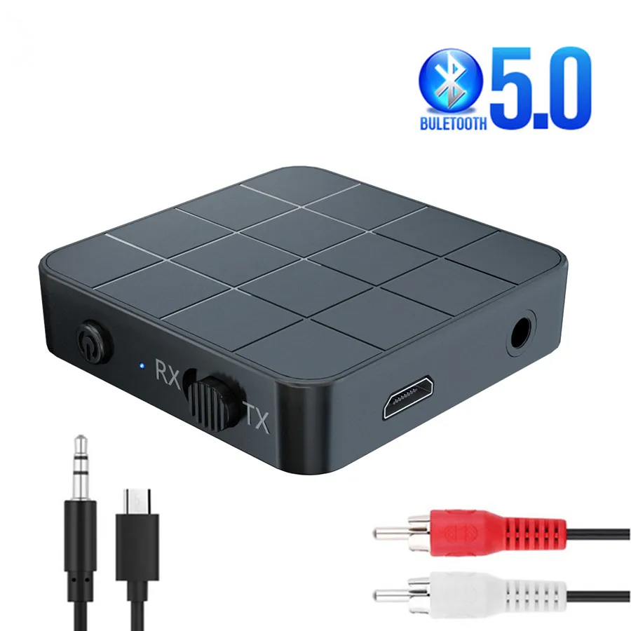 Bluetooth 5 0 4 2 приемник передатчик в 1 3 мм AUX Jack RCA Hi Fi музыка машину ТВ наушники динамик