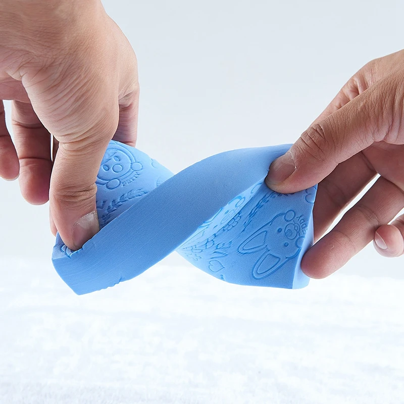 

4 PCS Bath Sponge Dead Skin Remover Brushes Cartoon Print Cleaning Shower Absorb Water Sponge Wipe Bath Tools Bathroom