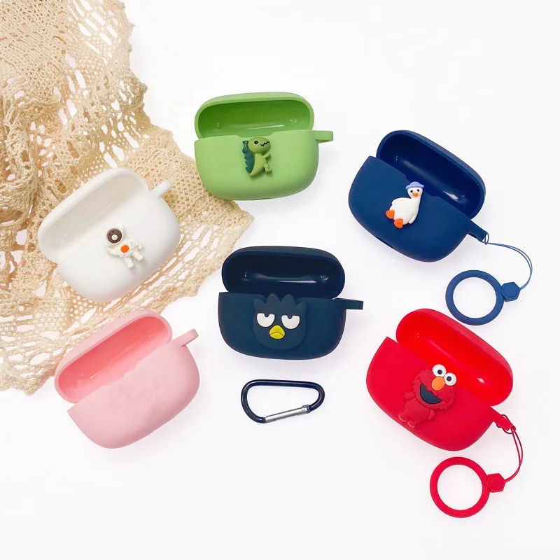 Милые Мультяшные чехлы для наушников JBL Wave 200 силиконовый защитный чехол волна TWS |