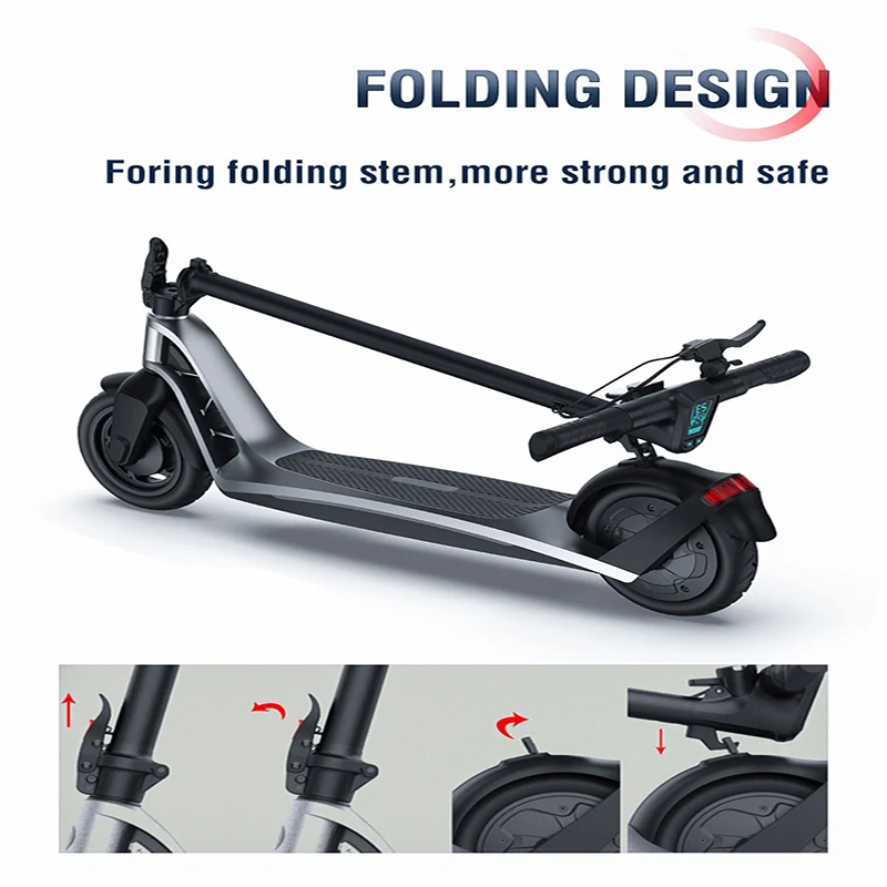 Janobike H10 складной электрический скутер 25 км/ч 450 Вт Электрический 9 дюймов шины 36 В