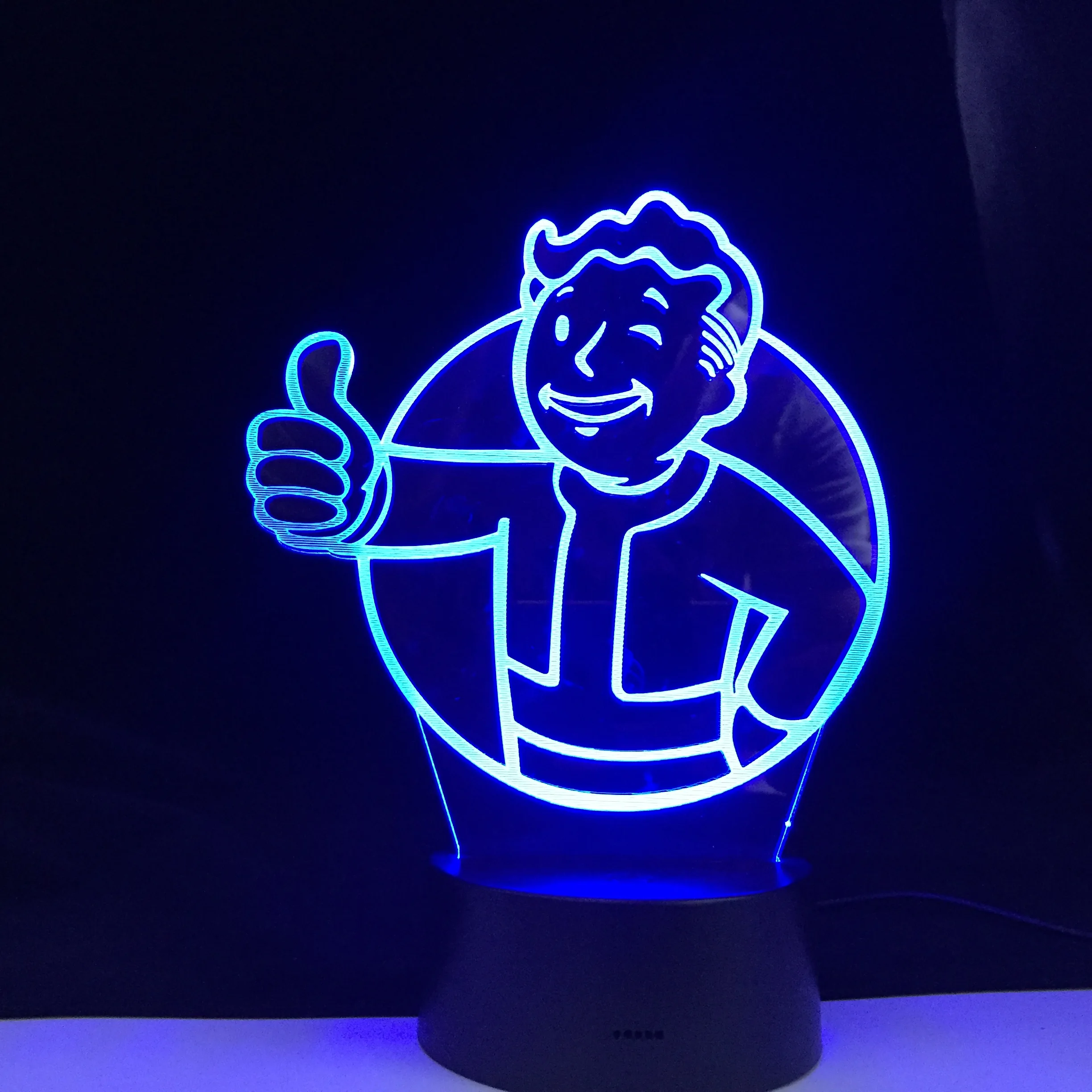 Ночник для детей Fallout Shelter меняющий цвета украшение детской спальни настольная