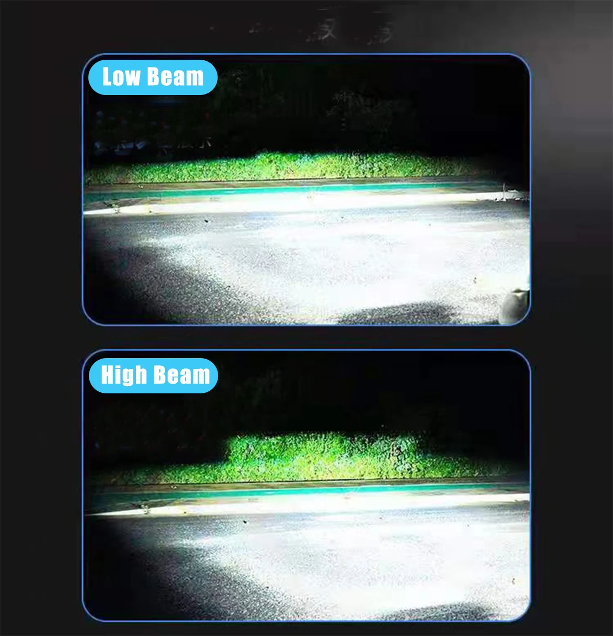 Светодиодная мотоциклетная лампа H4 прожектор 12 В белая светодиодная 9003 лм яркая