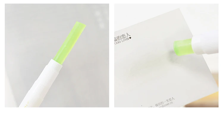 JIANWU Wholesale Fast Dry Glue Stick Color Jelly Solid Glue Pen Shape Spare Stick Refill Creative DIY Study and Office Supplies