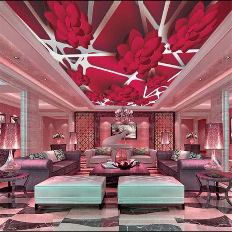 Обои на заказ 3d портрет Настенная векторная роспись цветок рамка потолок