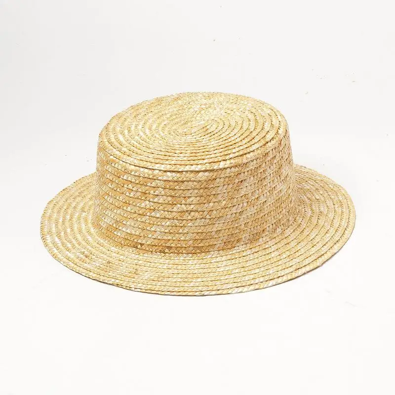 Летняя классическая простая соломенная шляпа RH из пшеничной соломы повседневная