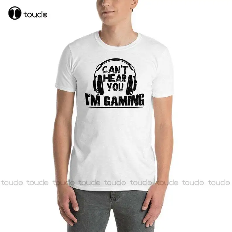 

New Can'T Hear You I'M Gaming Funny Gamer Shirt Boys Men Video Gaming T-Shirt Birthday Gift Funny Quote T Shirt Tee