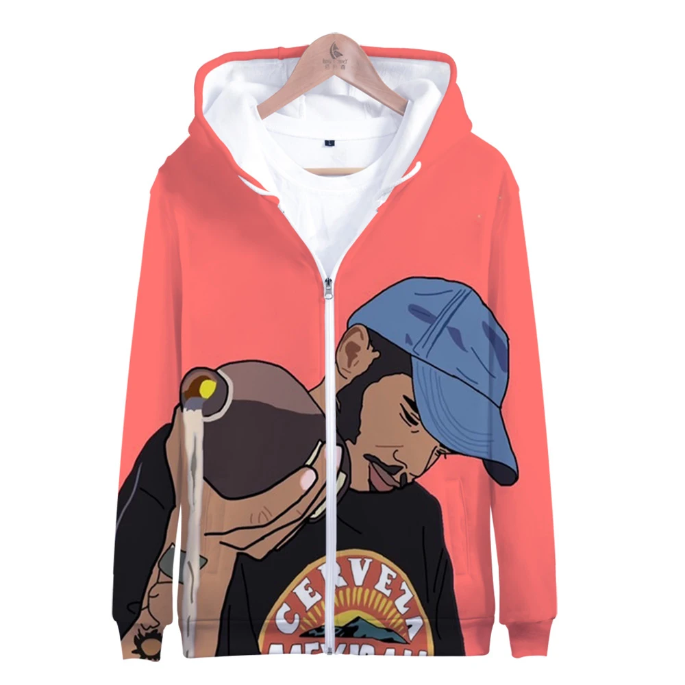 

KOTA The Friend Hoodie 3D Unisex Zipper Sweatshirt Women/Men Long Sleeve Harajuku Streetwear Hip Hop Fashion Clothes Plus Size