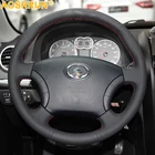 AOSRRUN кожаные Прошитые вручную Чехлы рулевого колеса автомобиля для Great Wall Haval H3 H5 Wingle 3 Wingle 5 автомобильные аксессуары