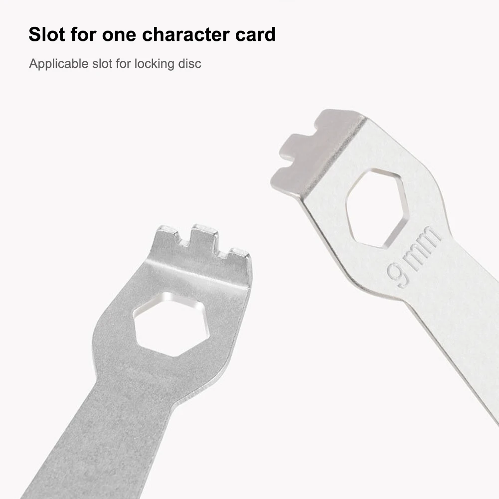 

Mountain Road Bike Foldable Bicycle Nail Plate Dental Plate Screw Bolt Wrench Repair Tool Cycling Disk Nail Disassembly Tool