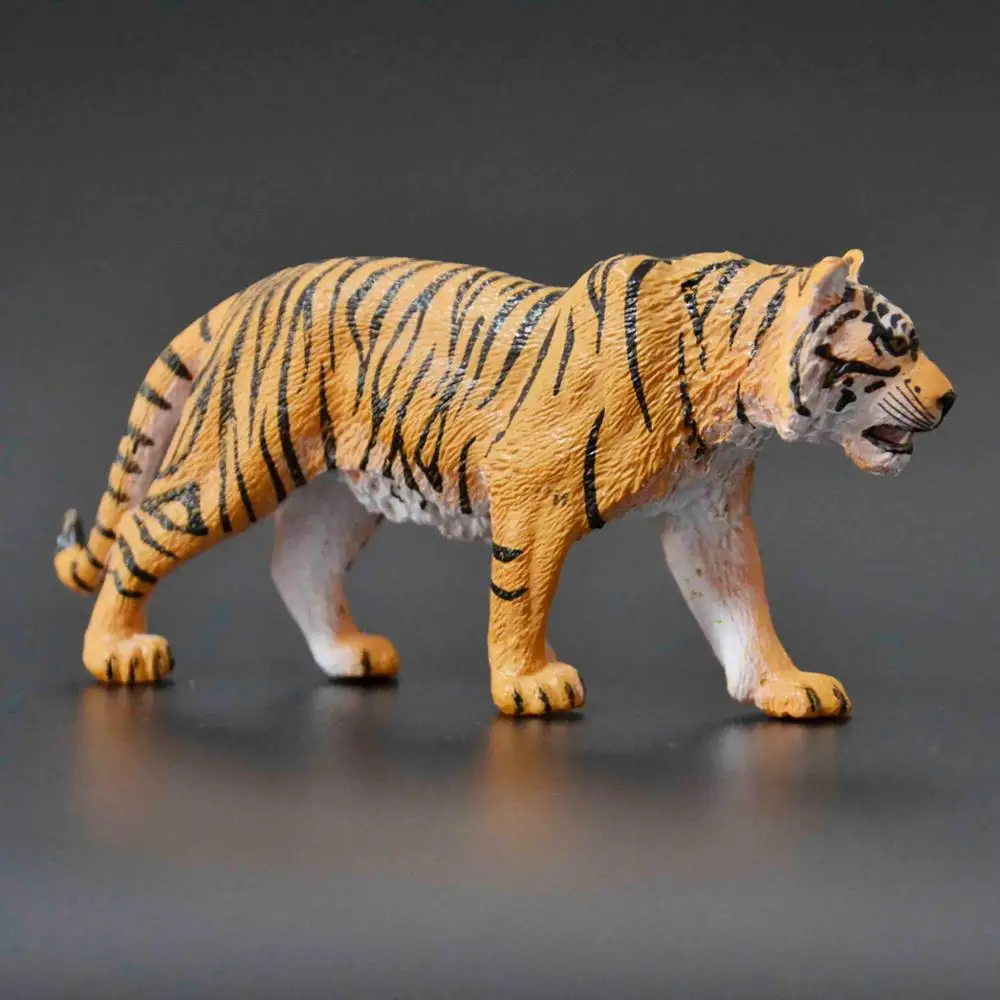 Siberian Tiger Оригинальная натуральная дикая джунгли, ферма, животное, птица, серия, леопард, кошка, пантера, ягуар, Коллекционная модель, детская игрушка, подарок для детей - Цвет: Siberian Tiger