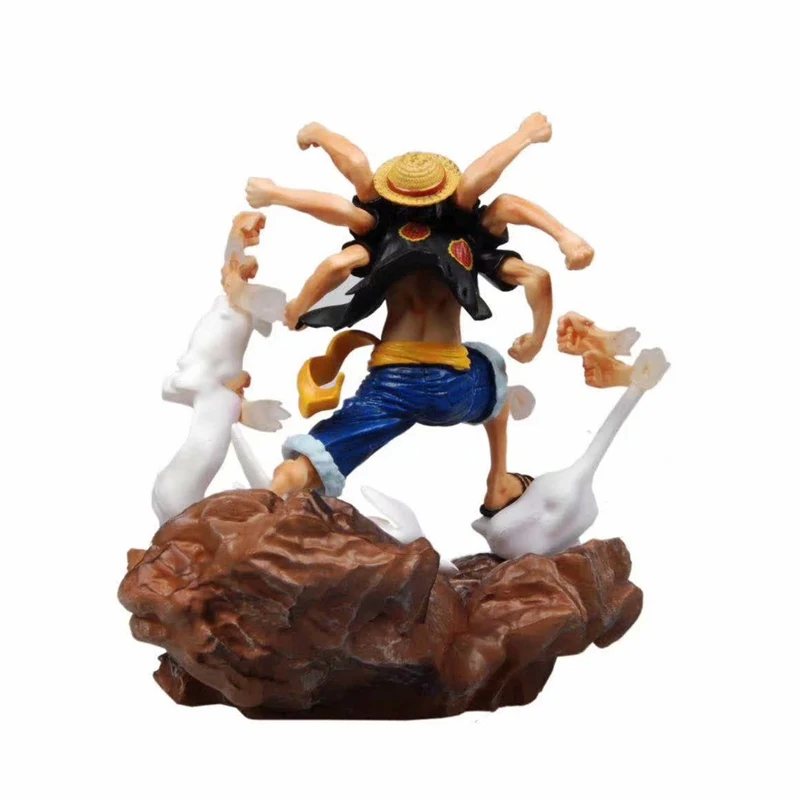 

31cm Anime One Piece XXL Monkey D Luffy Gomu Gomu No Gatling Ver. PVC Figure One Piece Luffy Action Figure Collectible Model Toy