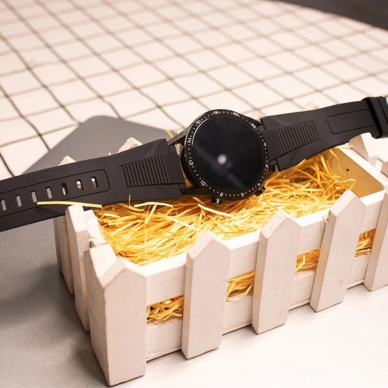 

Sport Silicone Strap For -Ticwatch pro3 Replacement Watch Accessories Fashion Casual Adjustable Wrist Band For -Ticwatch pro3