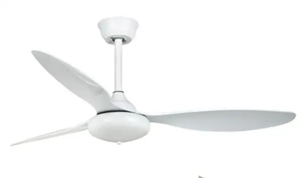 Белый Коричневый белый промышленный винтажный потолочный вентилятор без света ABS потолочные вентиляторы Декор пульт дистанционного управления Ventilador De Teto 220v - Цвет лезвия: Белый