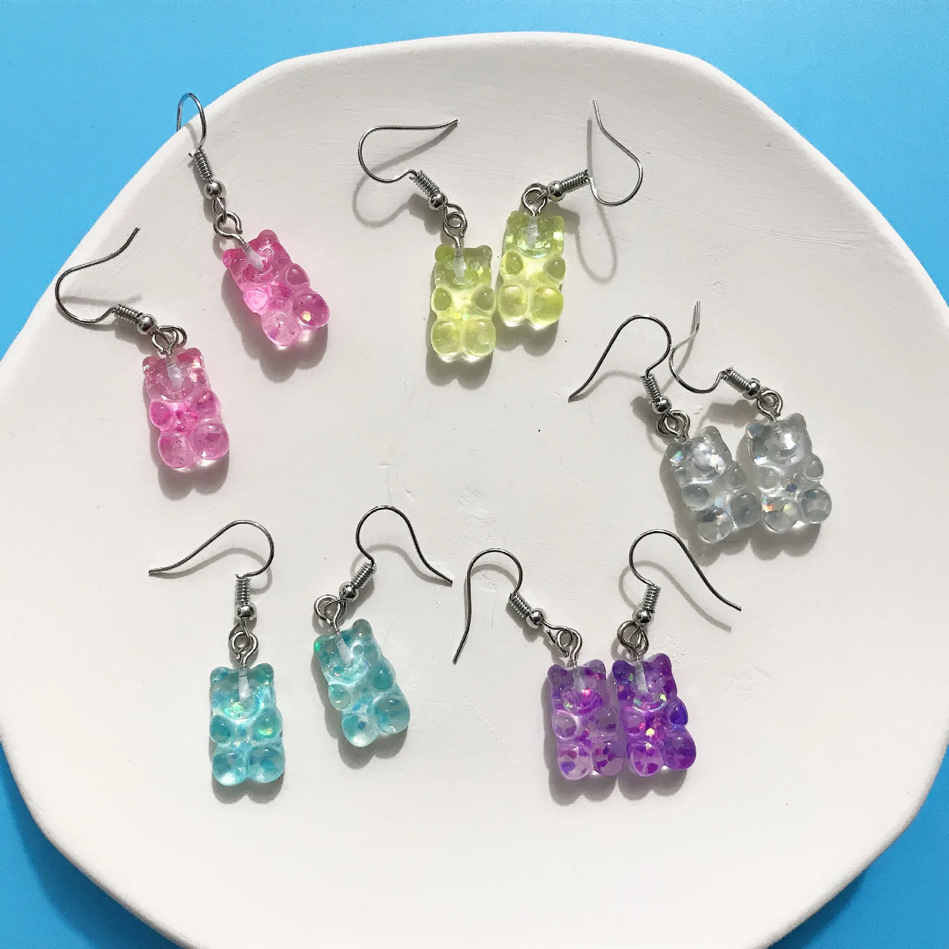 Новые летние креативные милые и красивые серьги подвески ручной работы