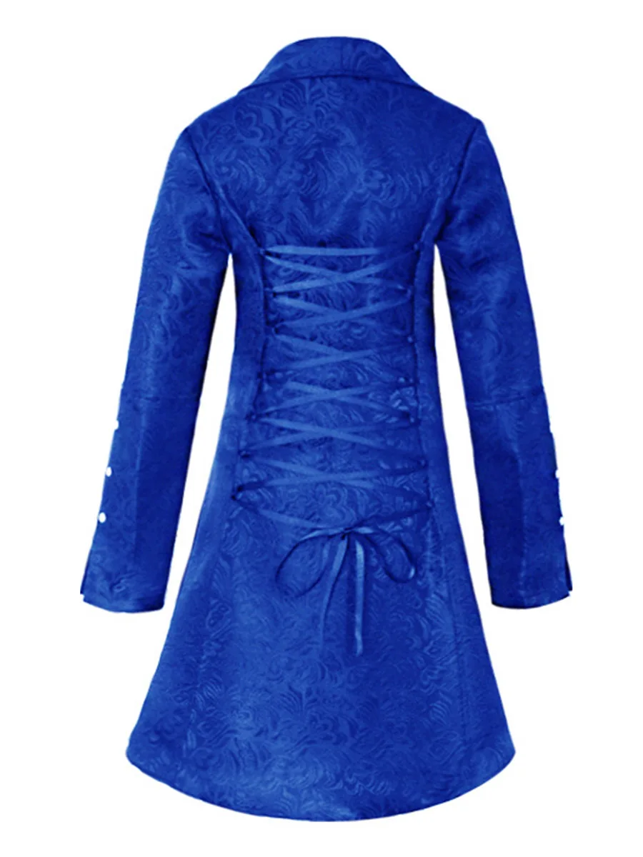 Винтажный Длинный плащ женское длинное пальто с цветочным принтом на шнуровке