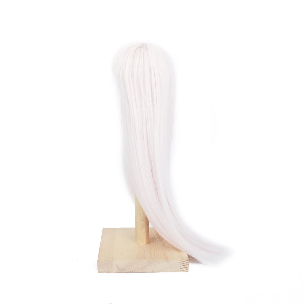 Светильник розовые длинные прямые кукольные волосы с челкой для 1/3 BJD/SD парики