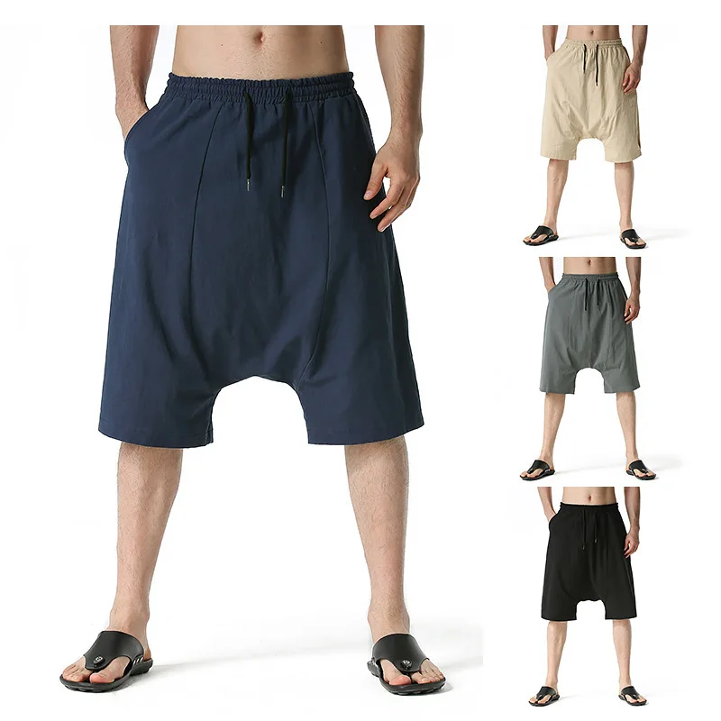 Harun pants  men restore ancient ways flying mouse pants hot style loose pants household shorts
