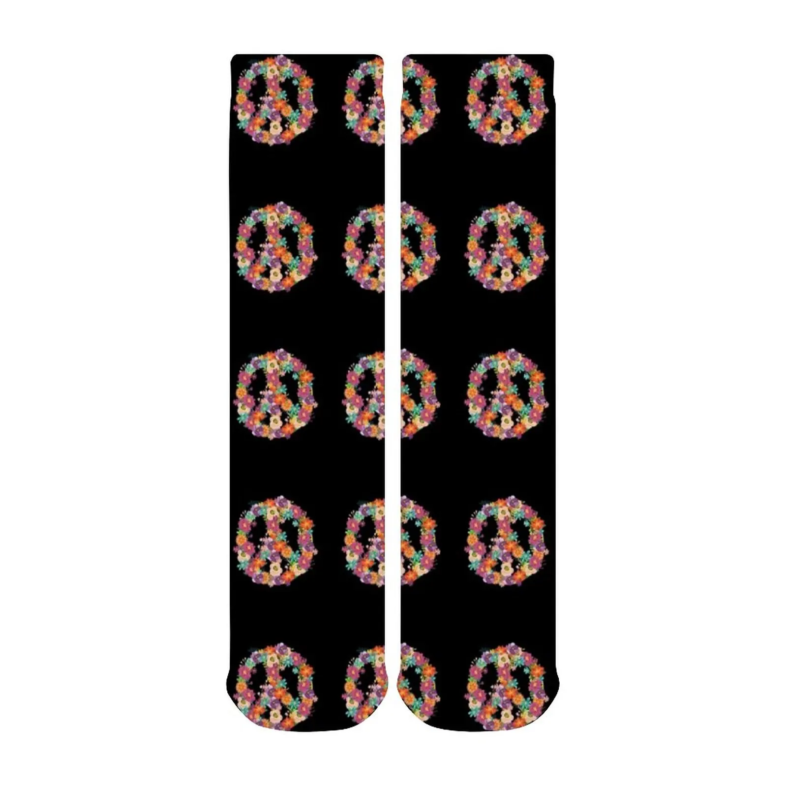 

Hippie Socks Large Chemical Fiber Casual Stockings Paint Bed Teen Non Skid Socks