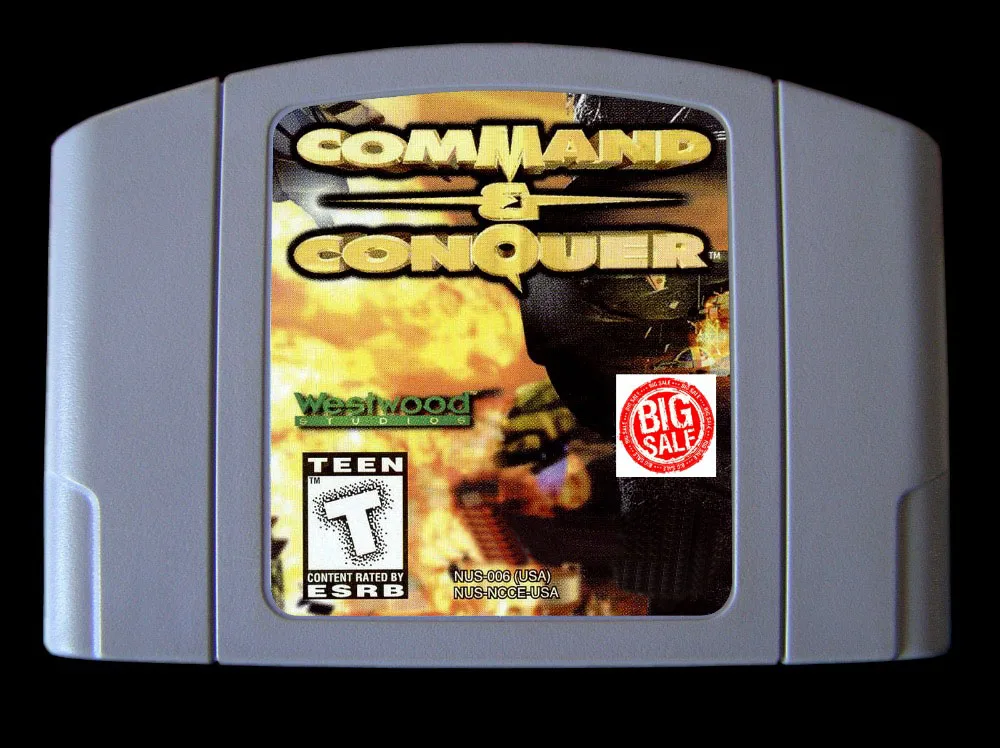64 битная игра ** Command & Conquest (Американская версия!)|command|command conquer |