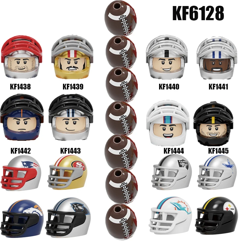 

8/PCS Set Sale Famous International Football Conference Player Toy Assembled Brick Buiding Blocks Educational Toys For Kids Gift