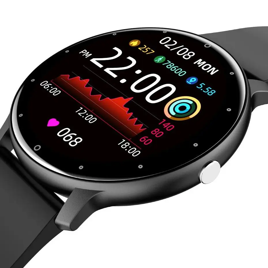 

Smart Watch Men Smartwatch Women Full Touch Screen Sport Fitness Information Reminder Music For Android IOS Phone