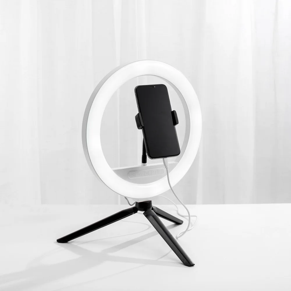 10 дюймовая шпилька кольцо заполняющий Светильник Настольный светодиодный