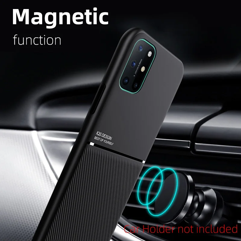 

Phone Case For OnePlus 9 Pro Cases Magnet Shockproof Fundas OnePlus 8T 8 7T 7 Nord Cover PU TPU Soft Silicone Mate Bumper Coque