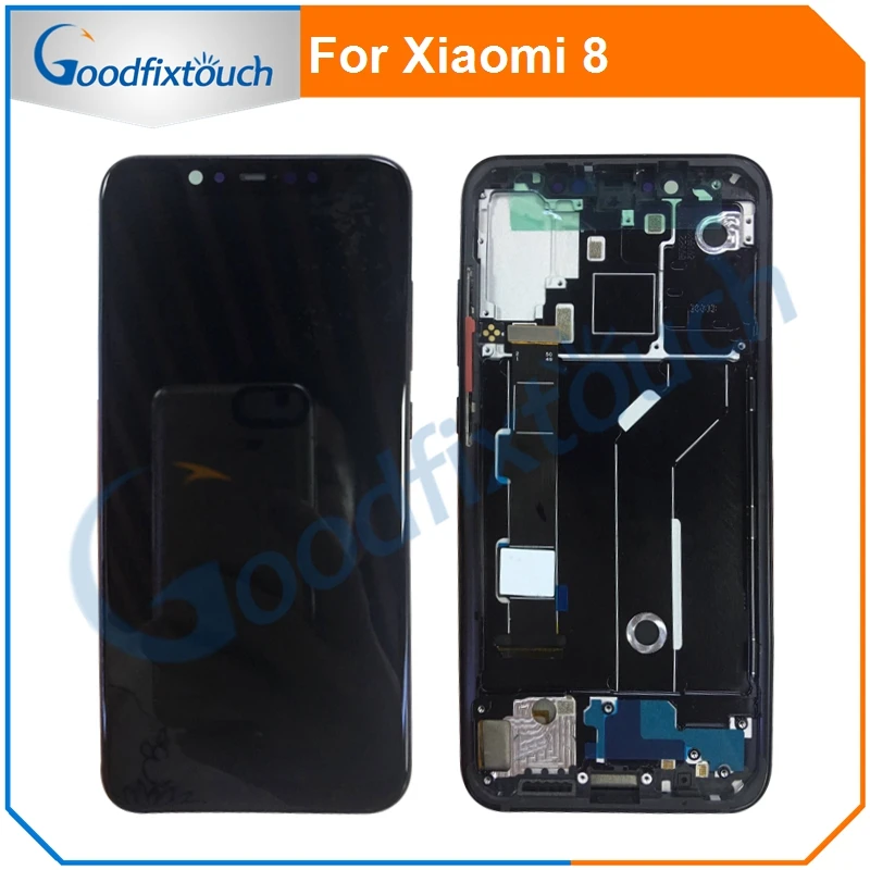 ЖК-экран для Xiaomi Mi 8 Mi8 ЖК-дисплей сенсорный экран стеклянная панель дигитайзер в