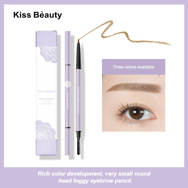 

3 Colors Ultra Fine Triangle Eyebrow Pencil Precise Brow Definer Long Lasting Waterproof Blonde Brown Eye Brow Makeup